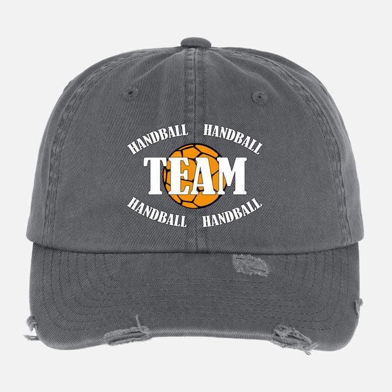 HANDBALL TEAM Flexfit Vintage Destroyed Cap