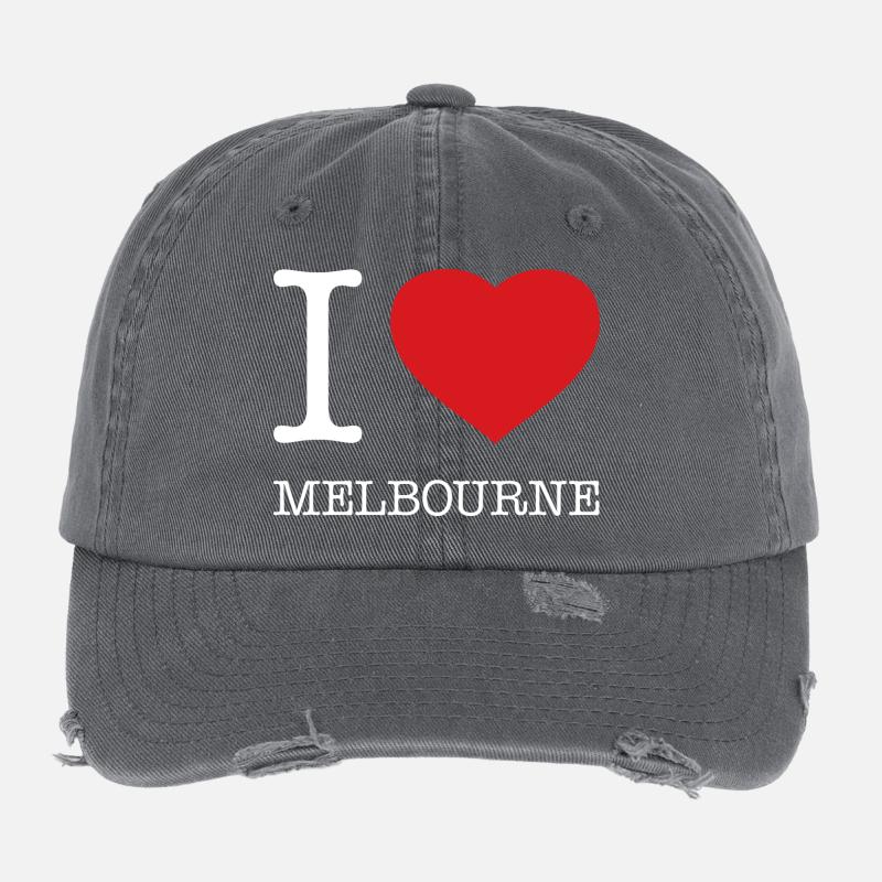 J’ADORE MELBOURNE Casquette vintage effet usé Flexfit