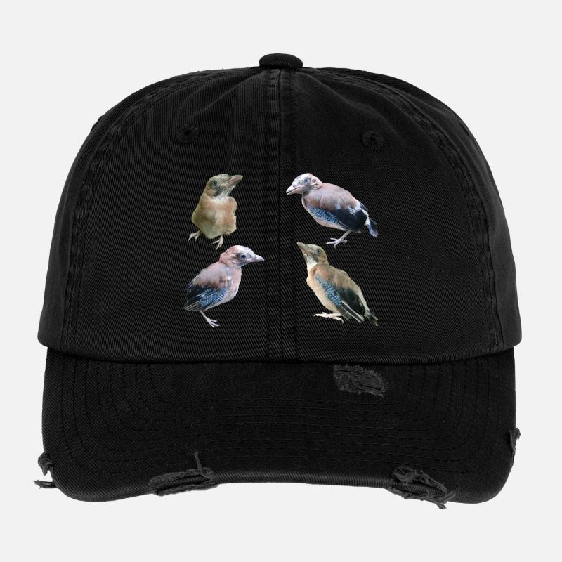 Jay Young Birds Flexfit Vintage Destroyed Cap