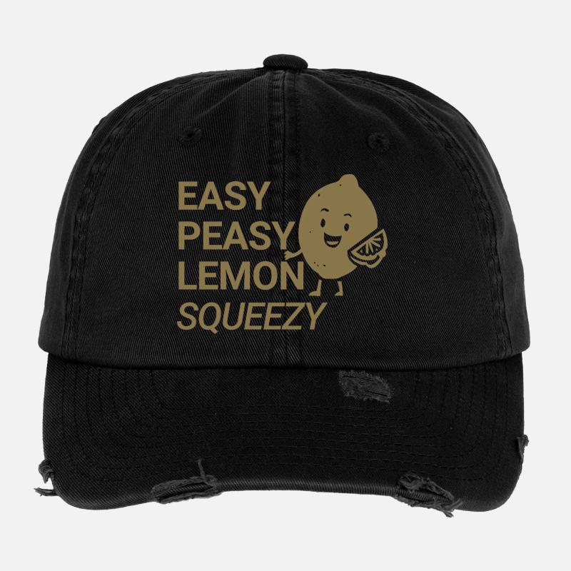 Easy Peasy Lemon Squeezy Flexfit Vintage Destroyed Cap