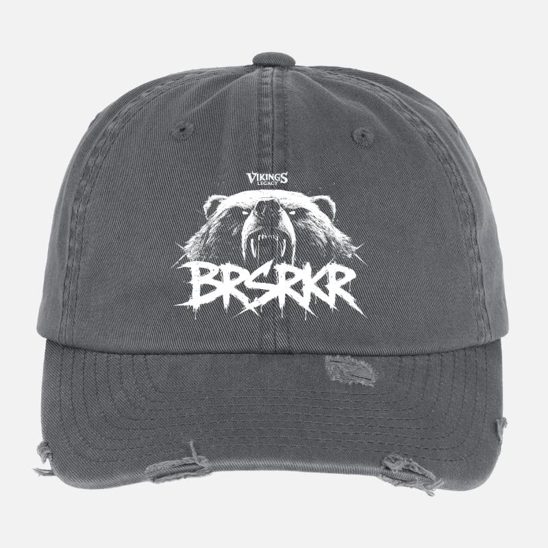 BRSRKR v2 Casquette vintage effet usé Flexfit