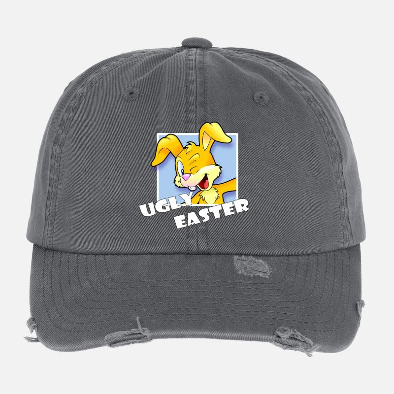 UGLY EASTER Flexfit Vintage Destroyed Cap