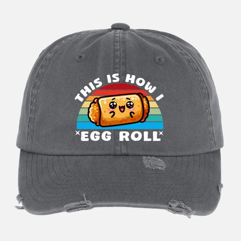 So rolle ich Eier Flexfit Vintage Destroyed Cap