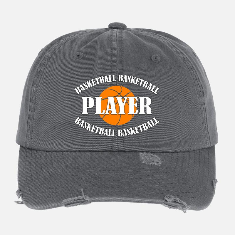 Basketball Player Flexfit Vintage Destroyed Cap