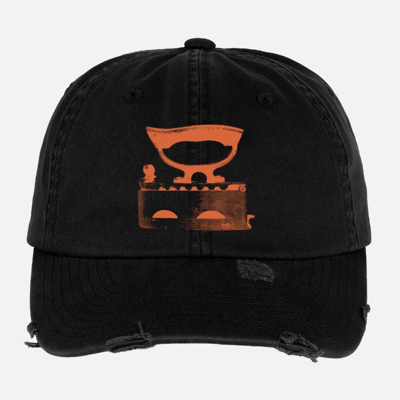 Bügeleisen antik Flexfit Vintage Destroyed Cap