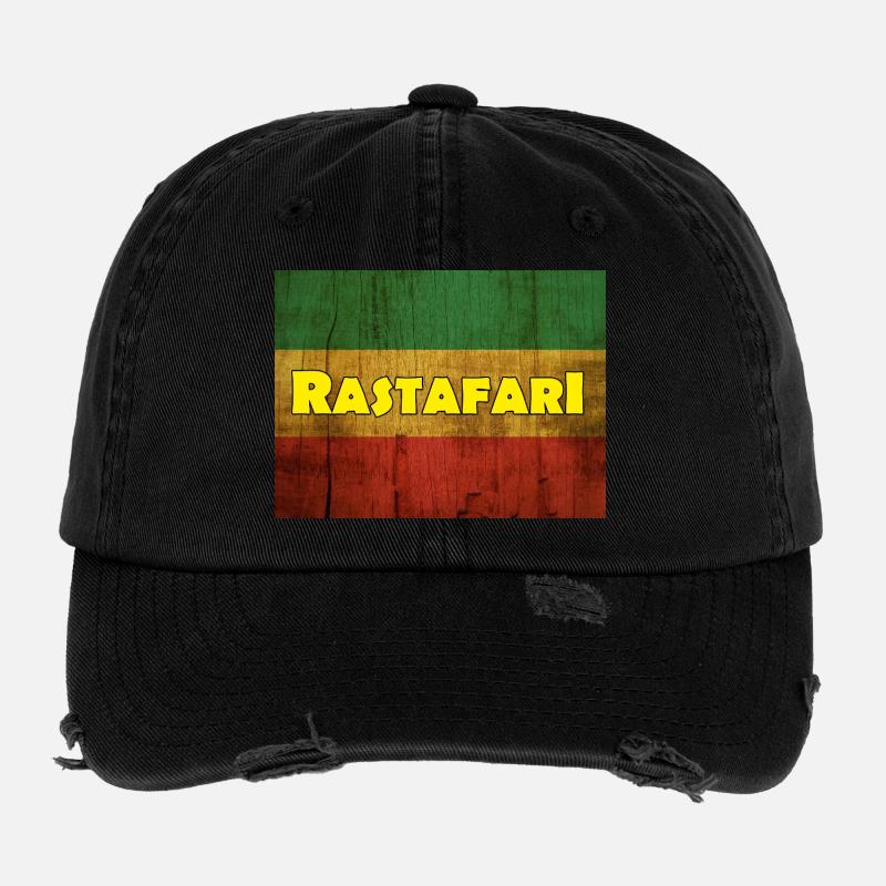 Rastafari Casquette vintage effet usé Flexfit