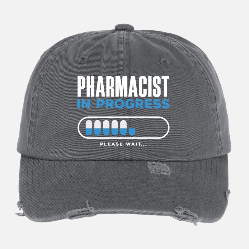 Apotheker Pharmazeutisch-technischer Flexfit Vintage Destroyed Cap