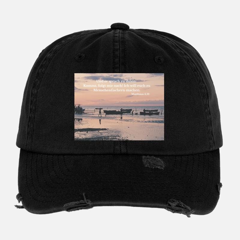 Berufung am Strand: Menschenfischer Flexfit Vintage Destroyed Cap