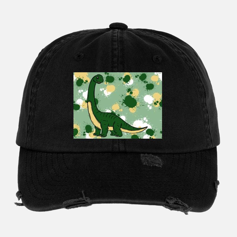 Brachiosaurus Dino Casquette vintage effet usé Flexfit