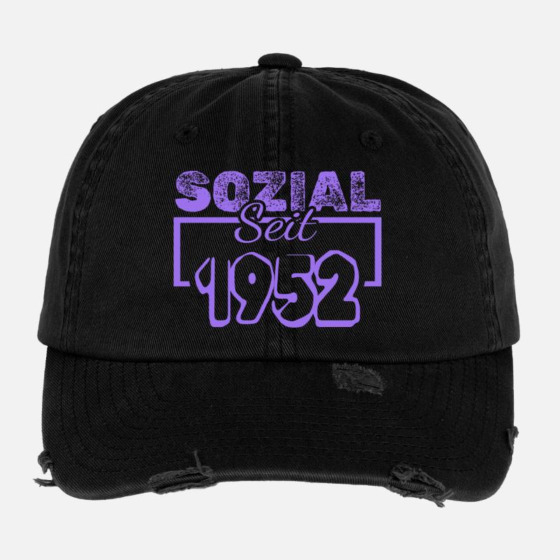 Sozial 1952 Flexfit Vintage Destroyed Cap