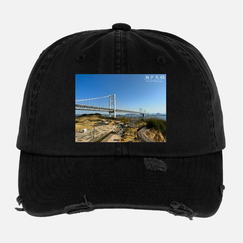 Grand pont de Seto Casquette vintage effet usé Flexfit
