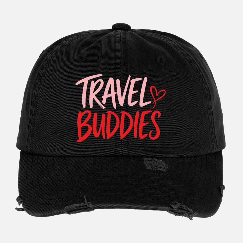 Compagnons de voyage Casquette vintage effet usé Flexfit