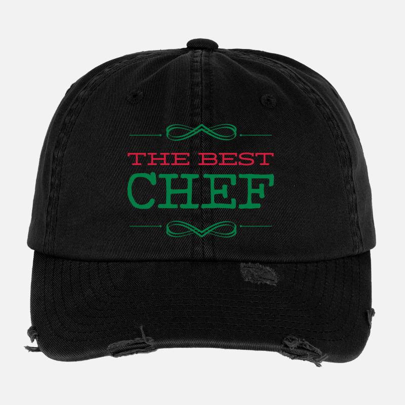The Best Chef Casquette vintage effet usé Flexfit