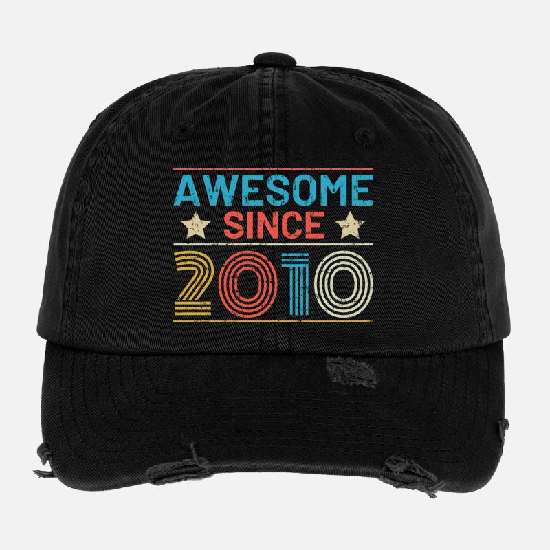 Awesome seit 2010 Flexfit Vintage Destroyed Cap