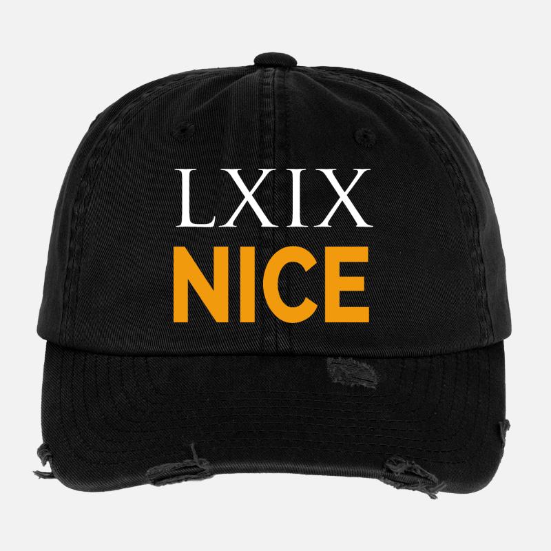 LXIX auf Latein Flexfit Vintage Destroyed Cap