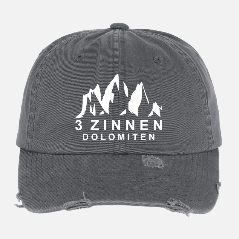 Three Peaks Dolomites Flexfit Vintage Destroyed Cap