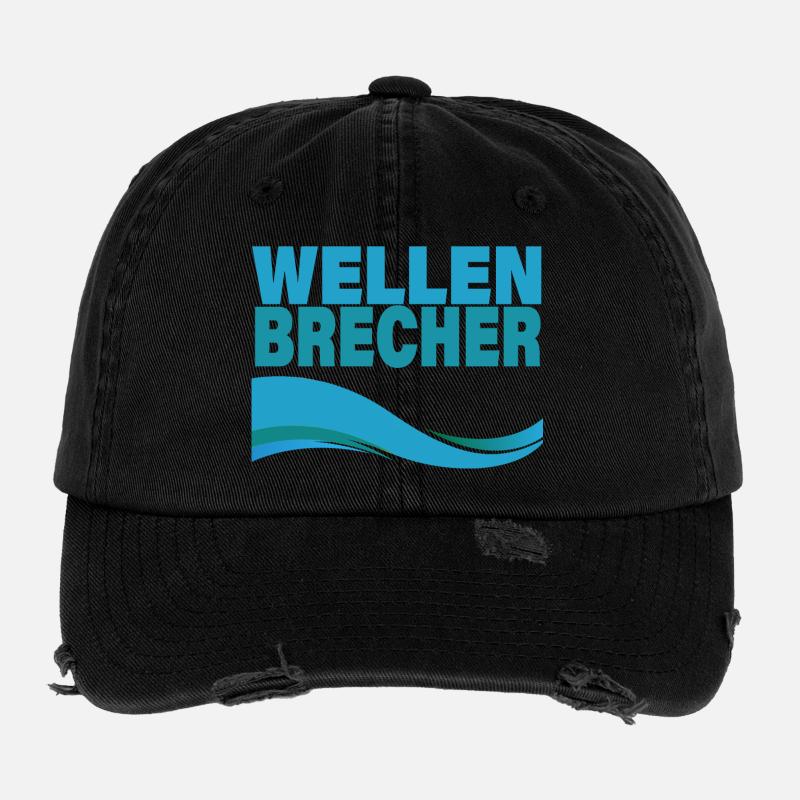 WELLENBRECHER Flexfit Vintage Destroyed Cap