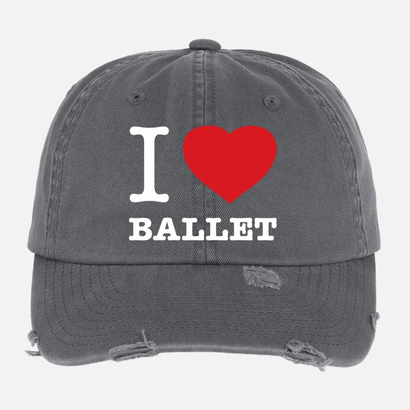 J’ADORE LA DANSE CLASSIQUE Casquette vintage effet usé Flexfit