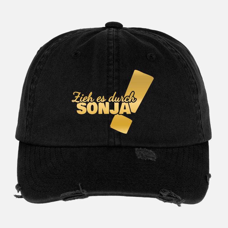 Vorname Sonja Flexfit Vintage Destroyed Cap