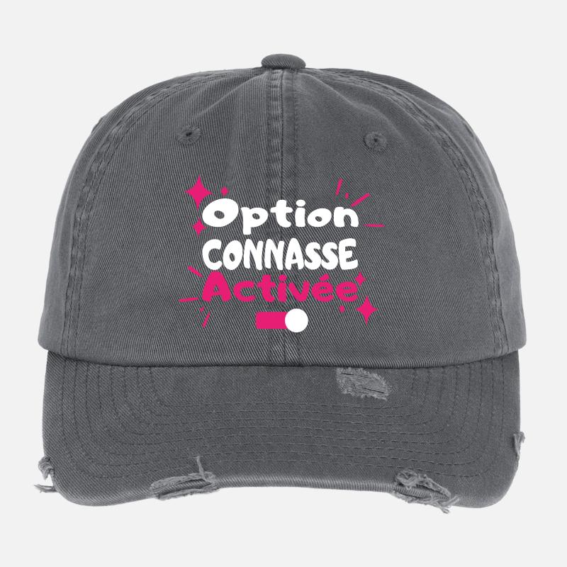 Diva-aktivierte Option Flexfit Vintage Destroyed Cap