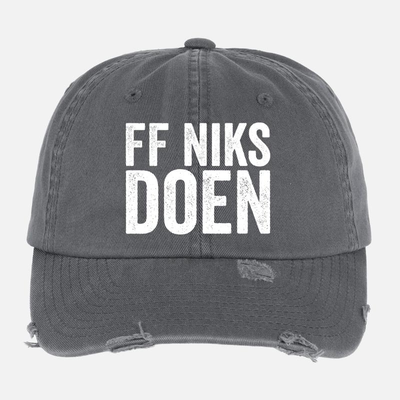 FF doing nothing – a wonderful rest Flexfit Vintage Destroyed Cap