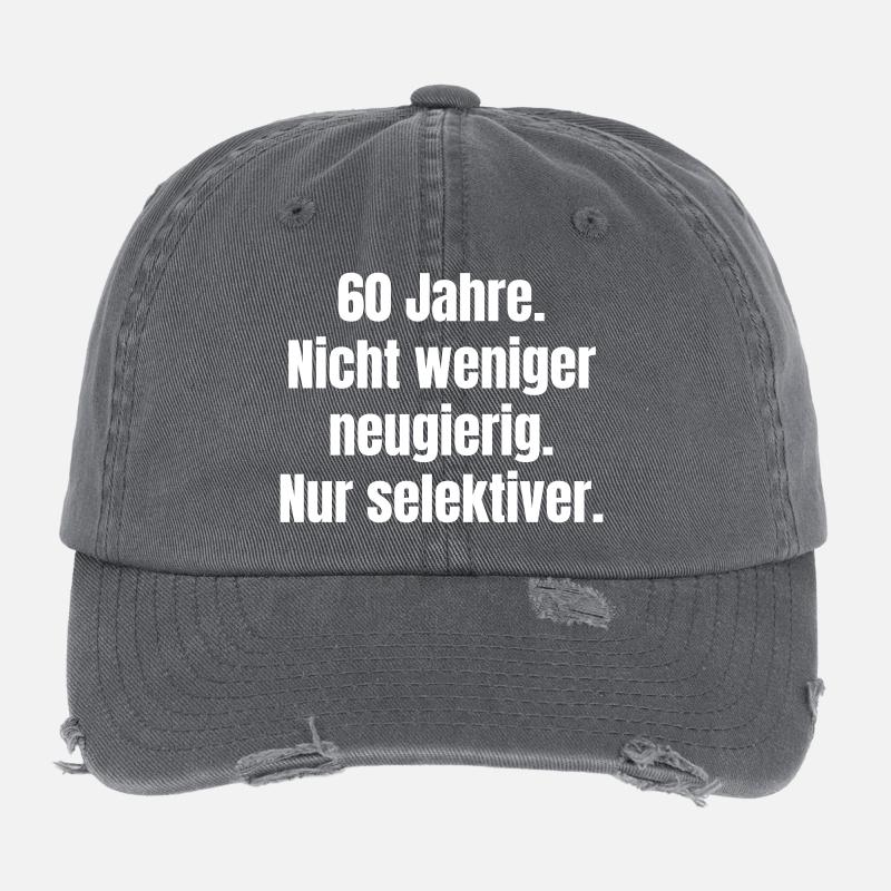 60 years – Curious, selective Flexfit Vintage Destroyed Cap