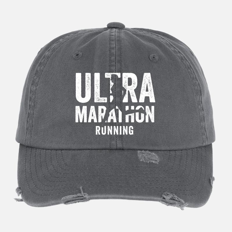 Ultramarathon Casquette vintage effet usé Flexfit