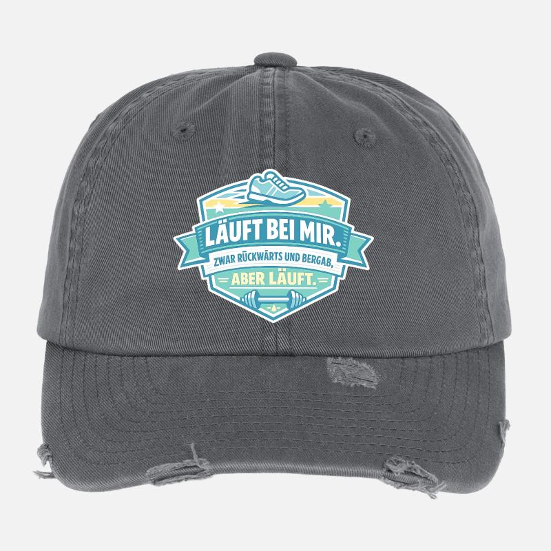 Runs backwards for me Flexfit Vintage Destroyed Cap