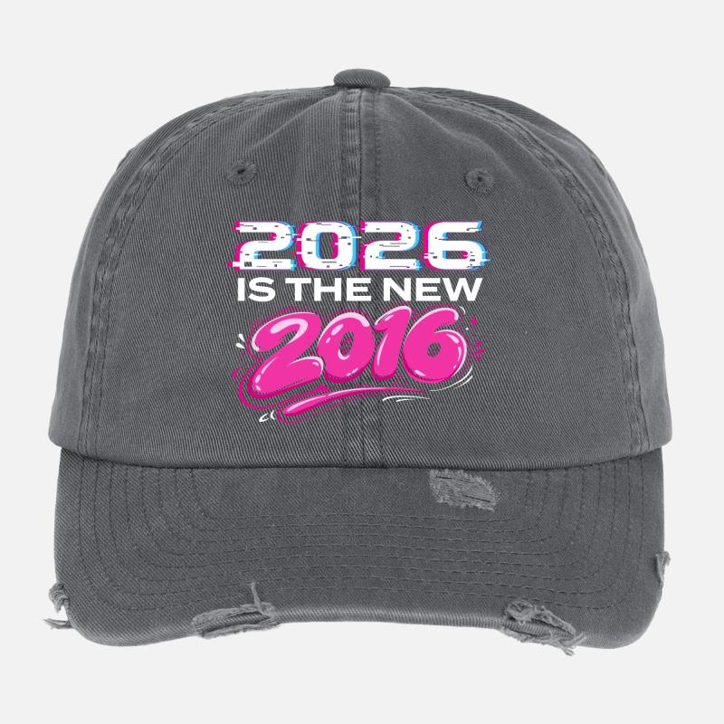 2026 Neue 2016 Throwback-Internet-Vibes Flexfit Vintage Destroyed Cap