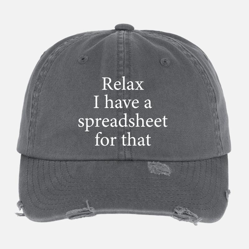 Entspann dich, dafür habe ich eine Tabelle. Flexfit Vintage Destroyed Cap