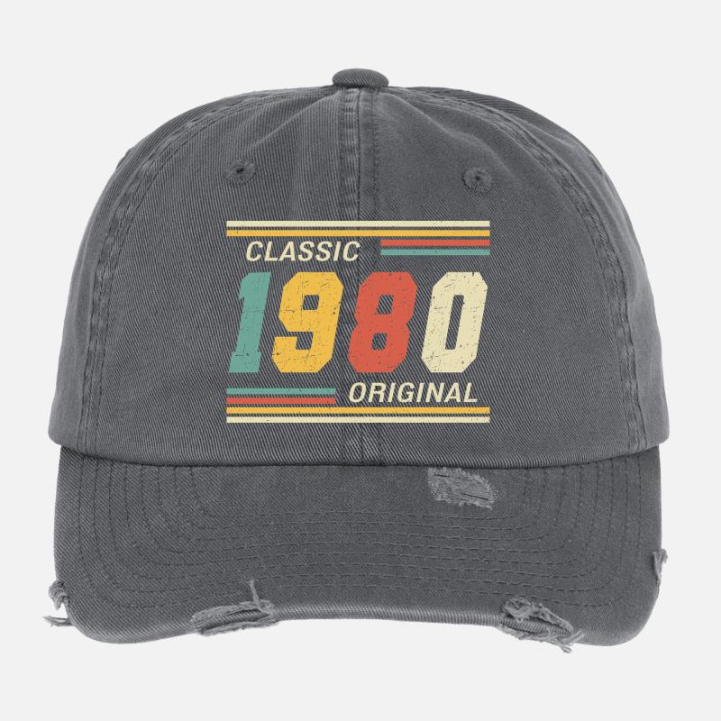 Classic 1980 original 1980 Flexfit Vintage Destroyed Cap