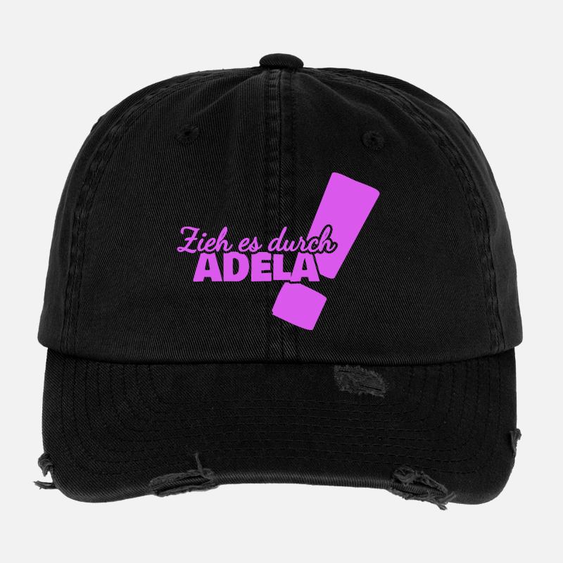 Durchhalten Adela Flexfit Vintage Destroyed Cap