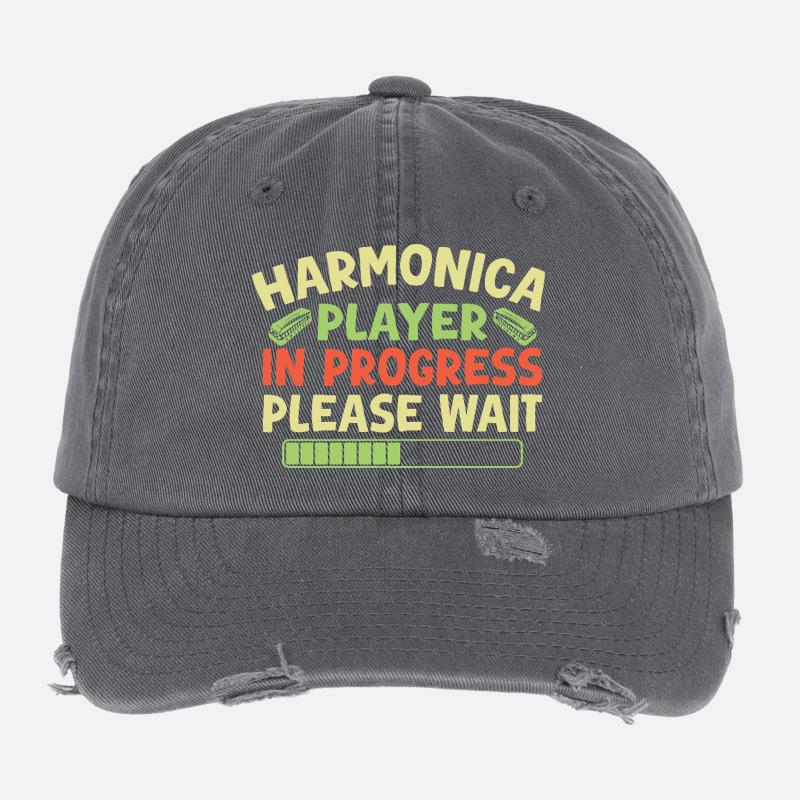 Harmonica Funny Harmonica en cours Casquette vintage effet usé Flexfit