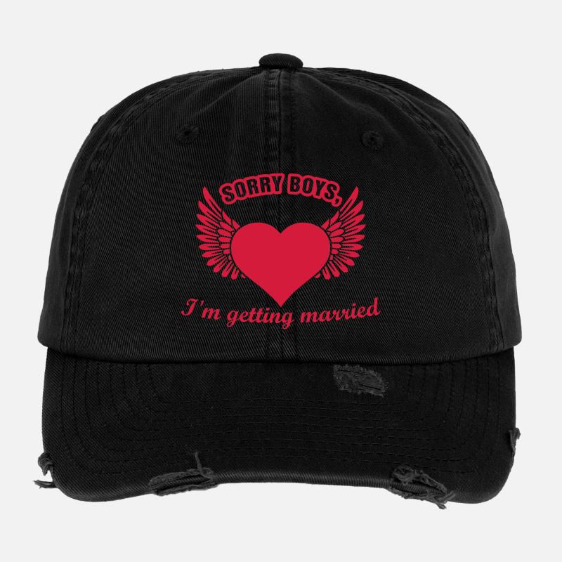 bachelorette party Flexfit Vintage Destroyed Cap