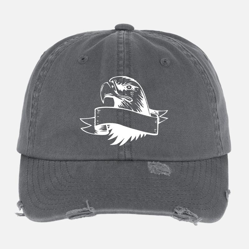 Eagle Head Flexfit Vintage Destroyed Cap