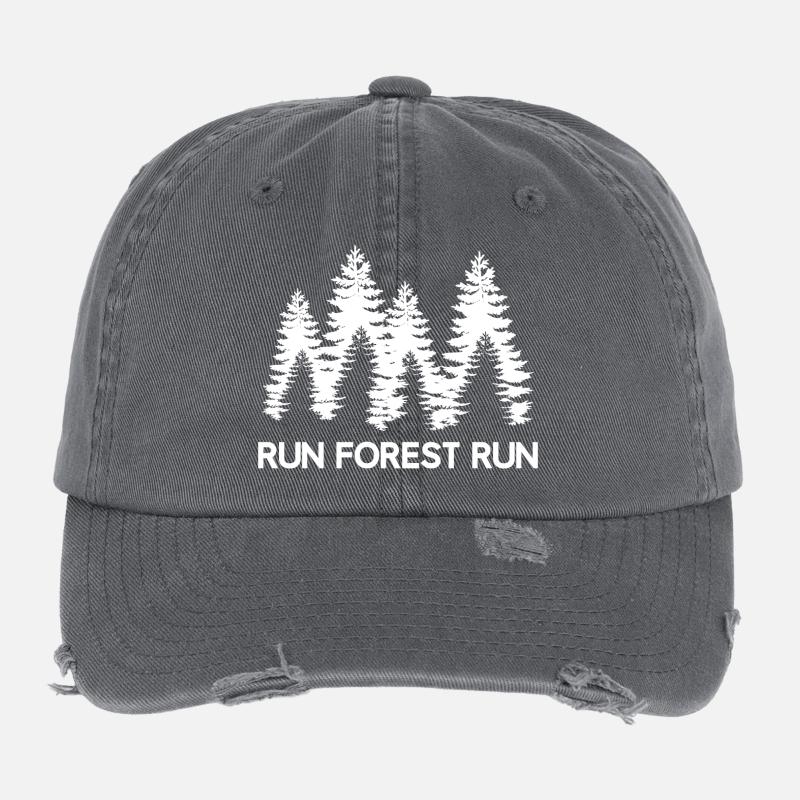 Run Forest Run Casquette vintage effet usé Flexfit