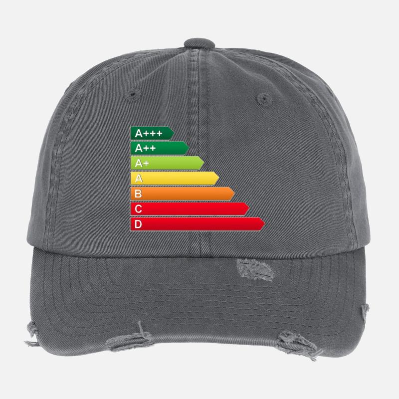 SF energy label Flexfit Vintage Destroyed Cap