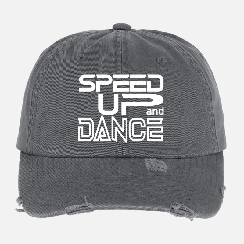Speed up and Dance Flexfit Vintage Destroyed Cap