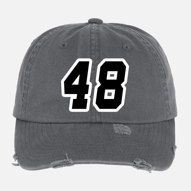Nummer achtundvierzig 48 Flexfit Vintage Destroyed Cap