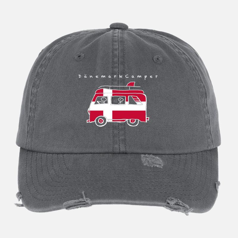 DänemarkCamper Flexfit Vintage Destroyed Cap