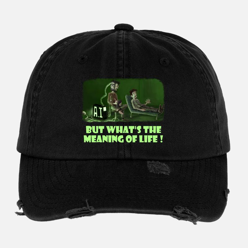 Eines der vielen Paradoxe der KI Flexfit Vintage Destroyed Cap