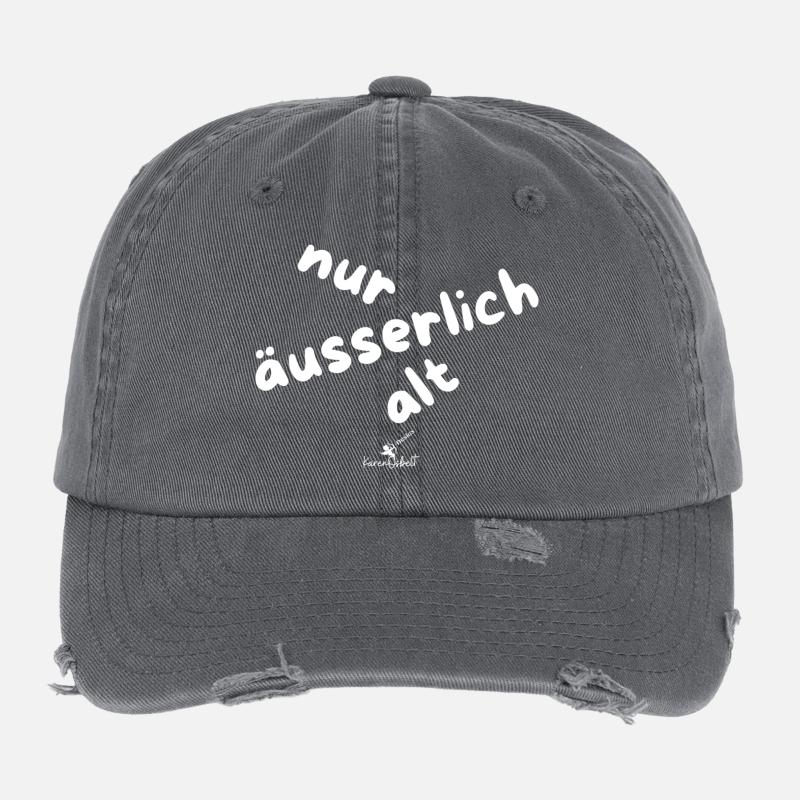nur äusserlich alt Flexfit Vintage Destroyed Cap