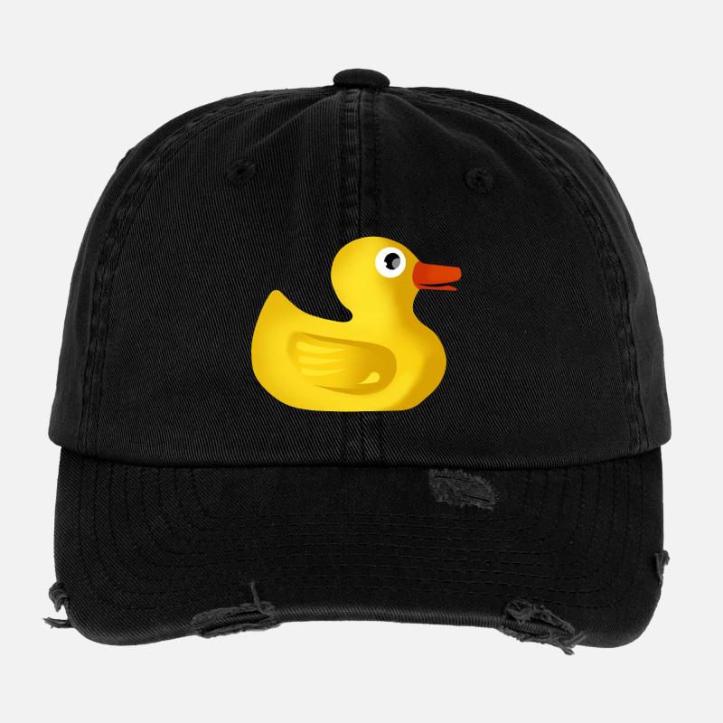 Cute rubber duck Flexfit Vintage Destroyed Cap