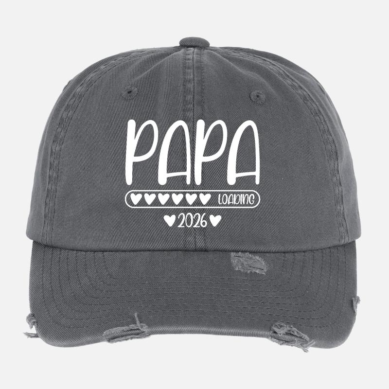Papa 2026 loading Flexfit Vintage Destroyed Cap