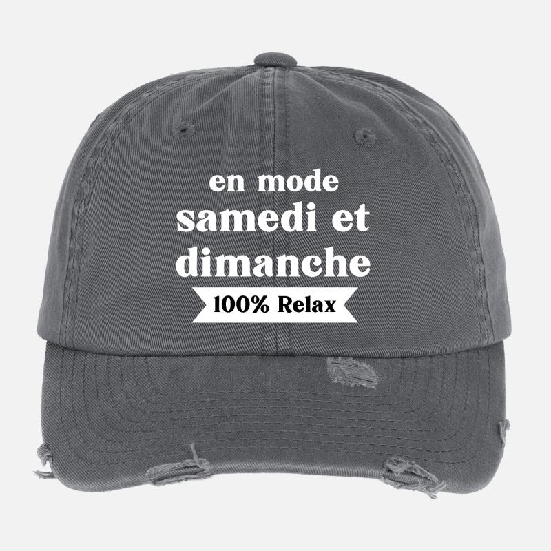 En Mode Samedi Dimanche Casquette vintage effet usé Flexfit