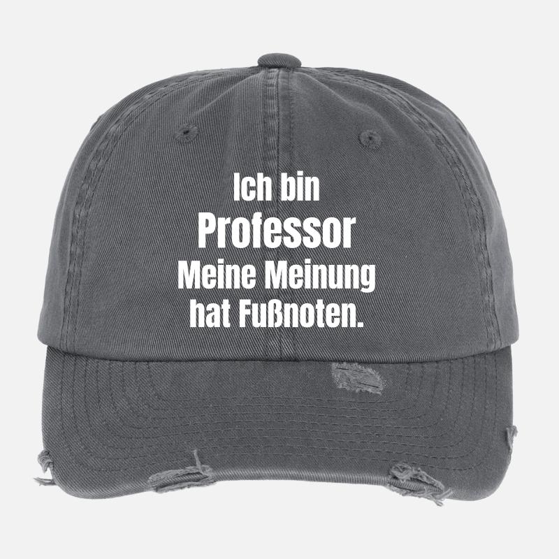 Je suis le professeur Mon avis Casquette vintage effet usé Flexfit