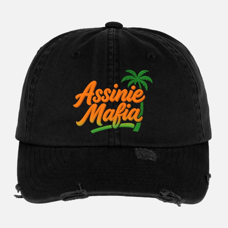 Assinie Mafia Flexfit Vintage Destroyed Cap