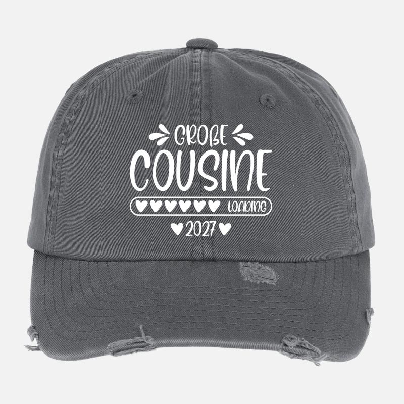 Große Cousine 2027 loading Flexfit Vintage Destroyed Cap