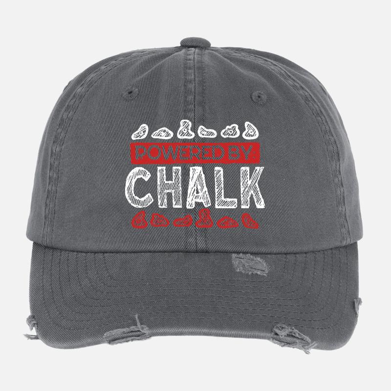 Indoor Klettern Indoorklettern Powered By Chalk Flexfit Vintage Destroyed Cap