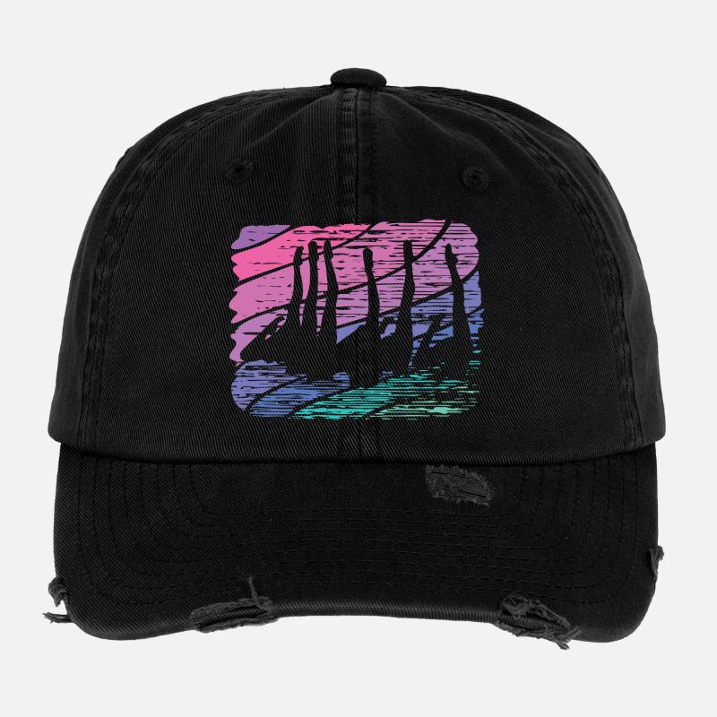 Artistic Swim Team Synchronschwimmen Flexfit Vintage Destroyed Cap